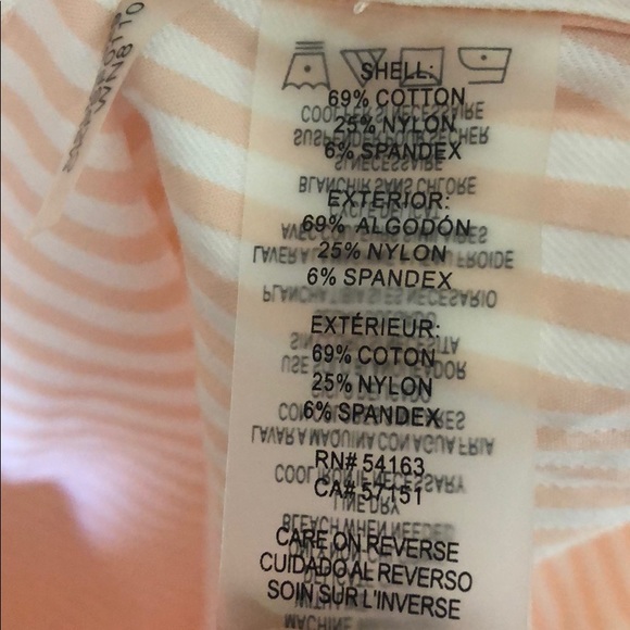 Calvin Klein striped ruffle sleeved blouse - Picture 5 of 5